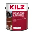 Kilz Premium Fence Paint, Oil/Water Based Base, White, 1 gal 10211
